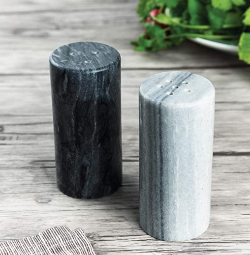 Fox Run Marble Salt & Pepper Shaker Set by Kitchen Niche