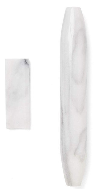 Fox Run Tapered White Marble French Rolling Pin by Kitchen Niche