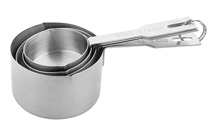 Fox Run Stainless Steel Measuring Cup Set by Kitchen Niche