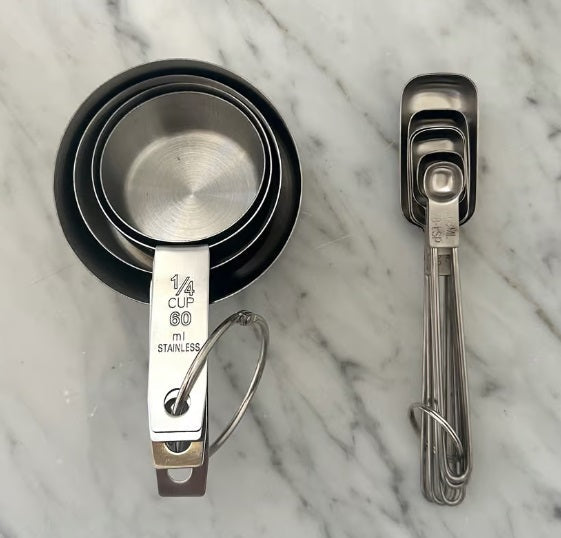 Fox Run Stainless Steel Measuring Cup & Spoon Set of 10 by Kitchen Niche