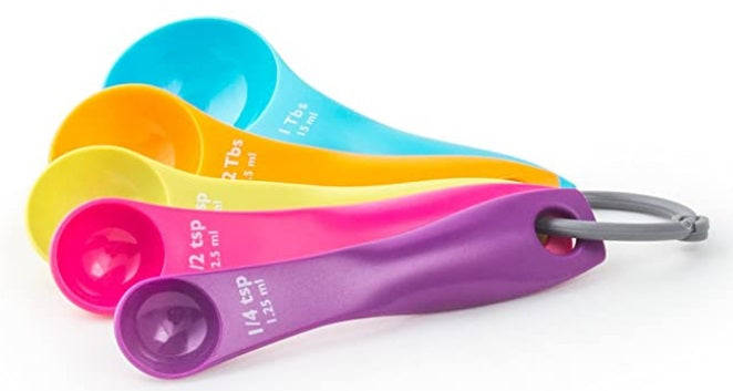 Fox Run Colored Measuring Spoon Set by Kitchen Niche