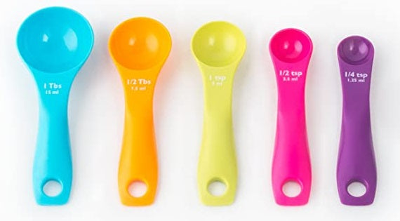 Fox Run Colored Measuring Spoon Set by Kitchen Niche