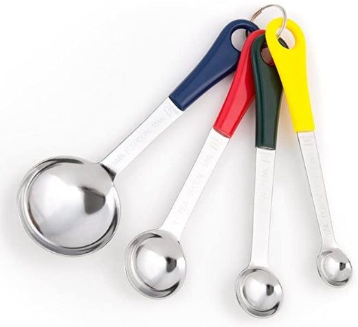 Fox Run Colored Stainless Steel Measuring Spoon Set by Kitchen Niche