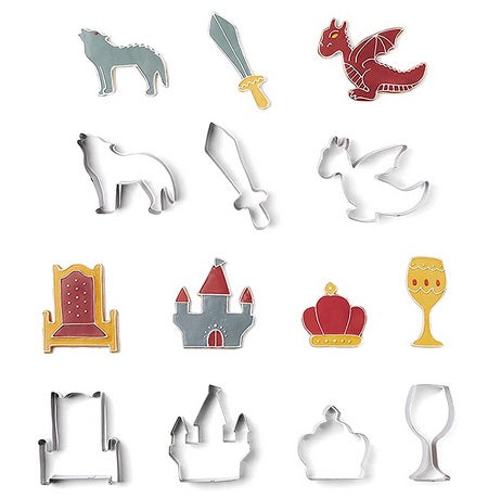Fox Run Medieval Cookie Cutter Set by Kitchen Niche
