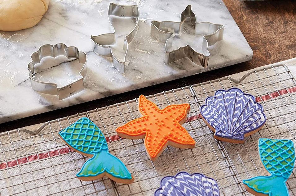 Fox Run Mermaid Cookie Cutter Set by Kitchen Niche