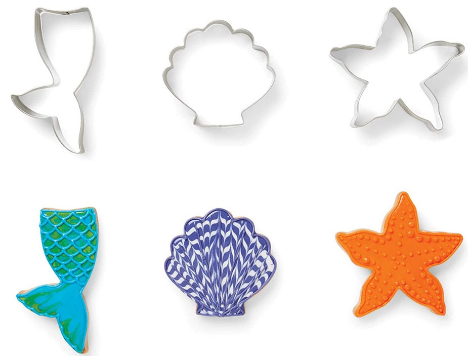 Fox Run Mermaid Cookie Cutter Set by Kitchen Niche