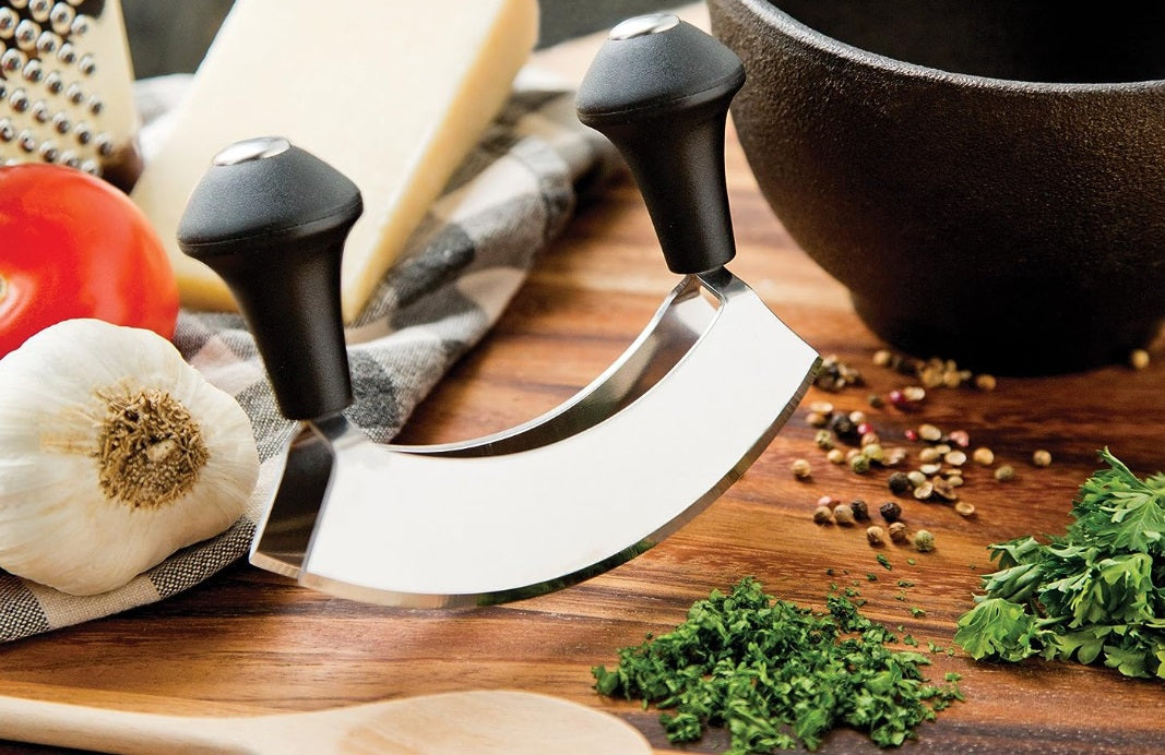 Fox Run Double Blade Mezzaluna Chopper by Kitchen Niche