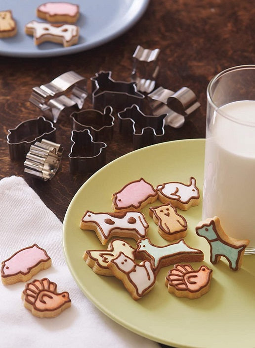 Fox Run Mini Animal Cookie Cutter Set by Kitchen Niche