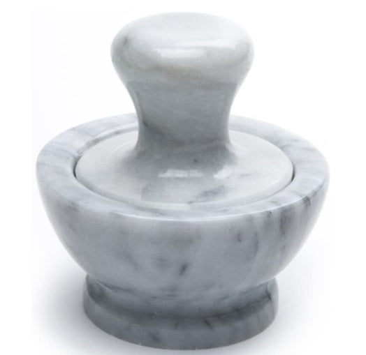 Fox Run Small White Marble Mortar &amp; Pestle by Kitchen Niche