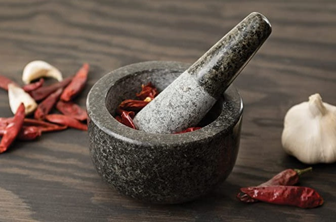 Fox Run Black Granite Mortar & Pestle 4.75-Inch by Kitchen Niche