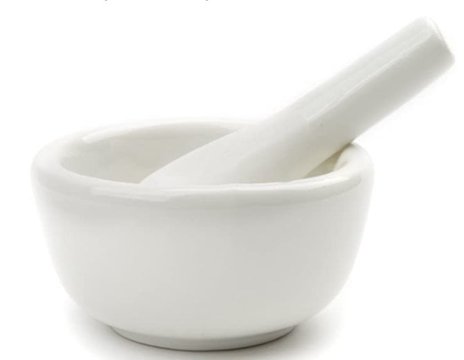Fox Run White Ceramic Mini Mortar & Pestle by Kitchen Niche