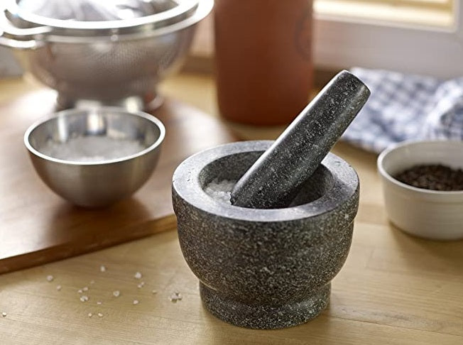 Fox Run Black Granite Mortar & Pestle by Kitchen Niche
