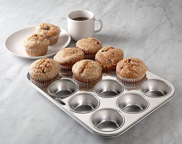 Fox Run Stainless Steel Muffin Pan KitchenNiche