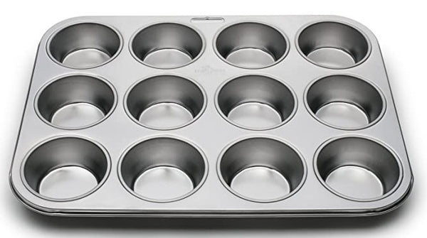 Fox Run Stainless Steel Muffin Pan KitchenNiche