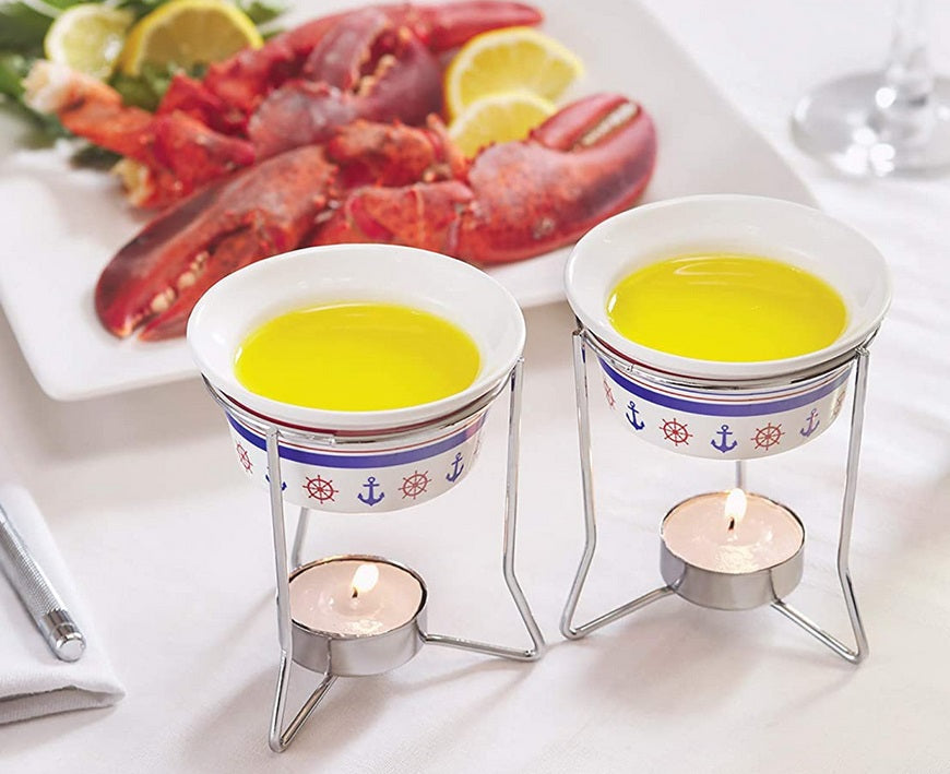 Fox Run Nautical Butter Warmer Set of 2 by Kitchen Niche