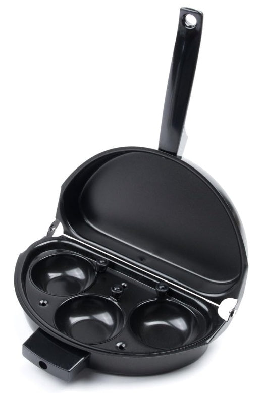 Fox Run Non-Stick Omelet Pan with Egg Poacher by Kitchen Niche