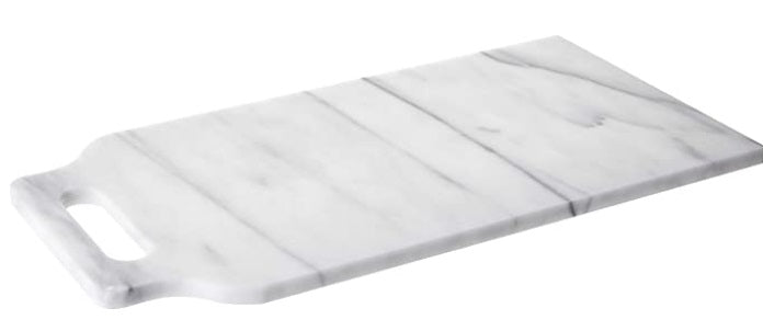 Fox Run White Marble Paddle Board 18" x 9" by Kitchen Niche