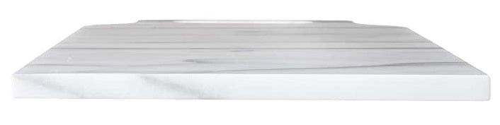 Fox Run White Marble Paddle Board 18" x 9" by Kitchen Niche