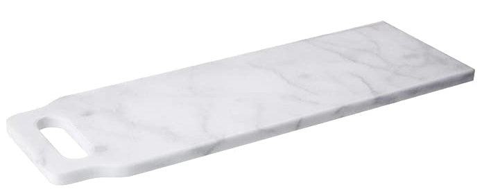 Fox Run White Marble Paddle Board 18" x 6" by Kitchen Niche
