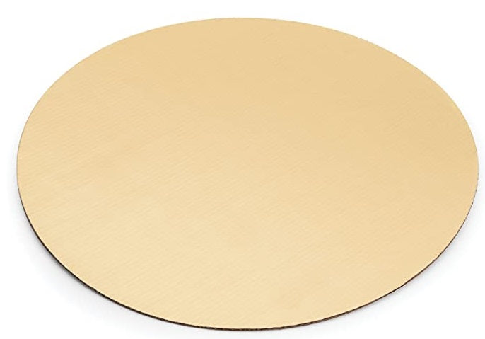Fox Run Round Gold Cake Base 12" Set of 10 by Kitchen Niche