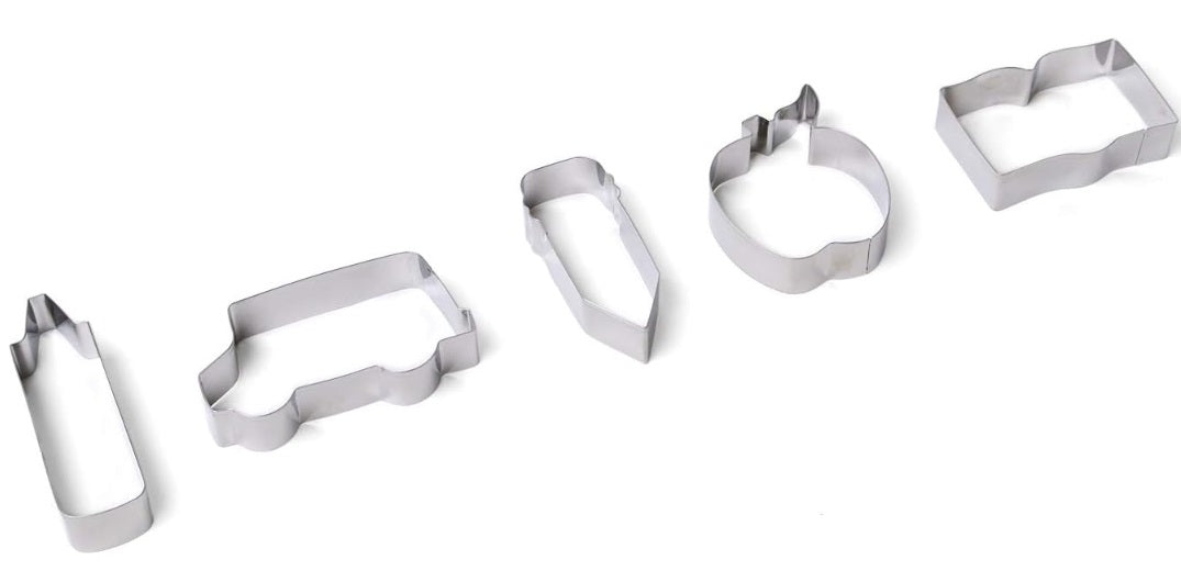 Fox Run School Teacher Cookie Cutter Set by Kitchen Niche