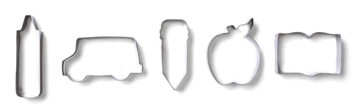 Fox Run School Teacher Cookie Cutter Set by Kitchen Niche