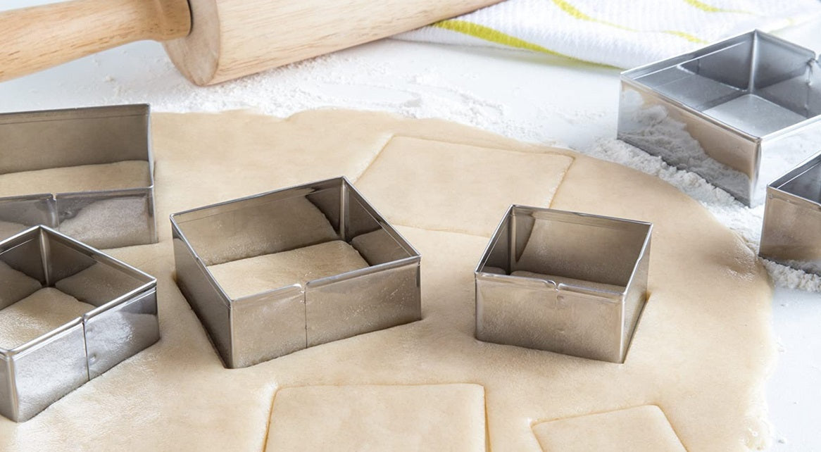 Fox Run Square Cookie Cutter Set by Kitchen Niche
