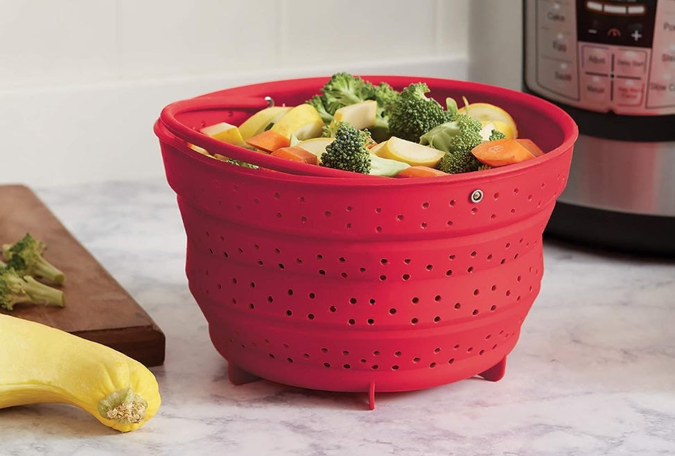 Fox Run Collapsible Silicone Steamer Basket Insert by Kitchen Niche