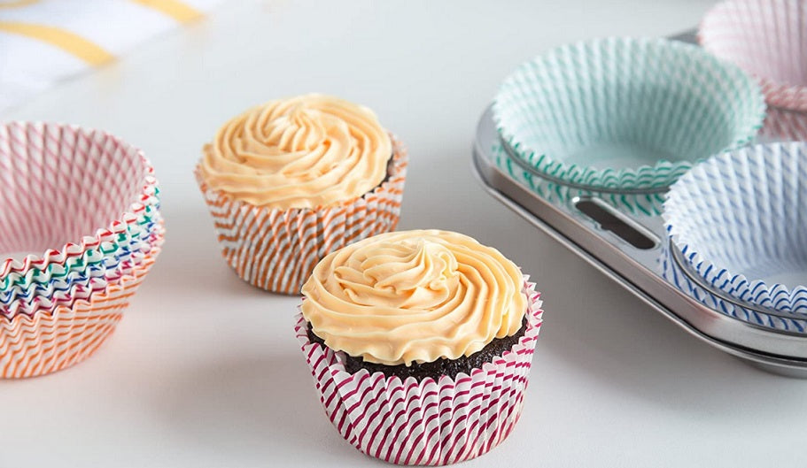 Fox Run Swirl Baking Cup Set of 100 by Kitchen Niche