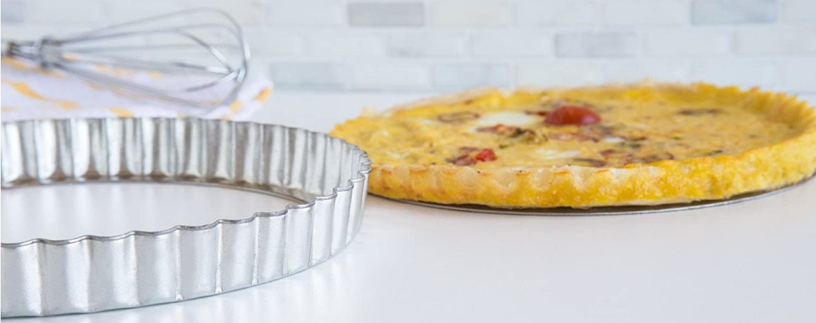 Fox Run Tartlet & Loose Bottom Quiche Pan 8" by Kitchen Niche