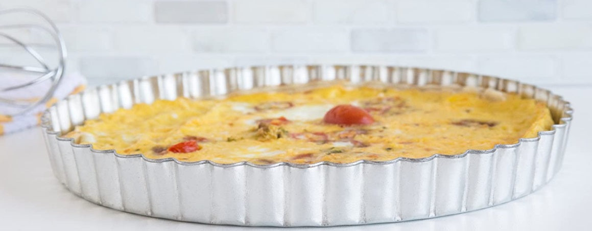 Fox Run Tartlet & Loose Bottom Quiche Pan 8" by Kitchen Niche