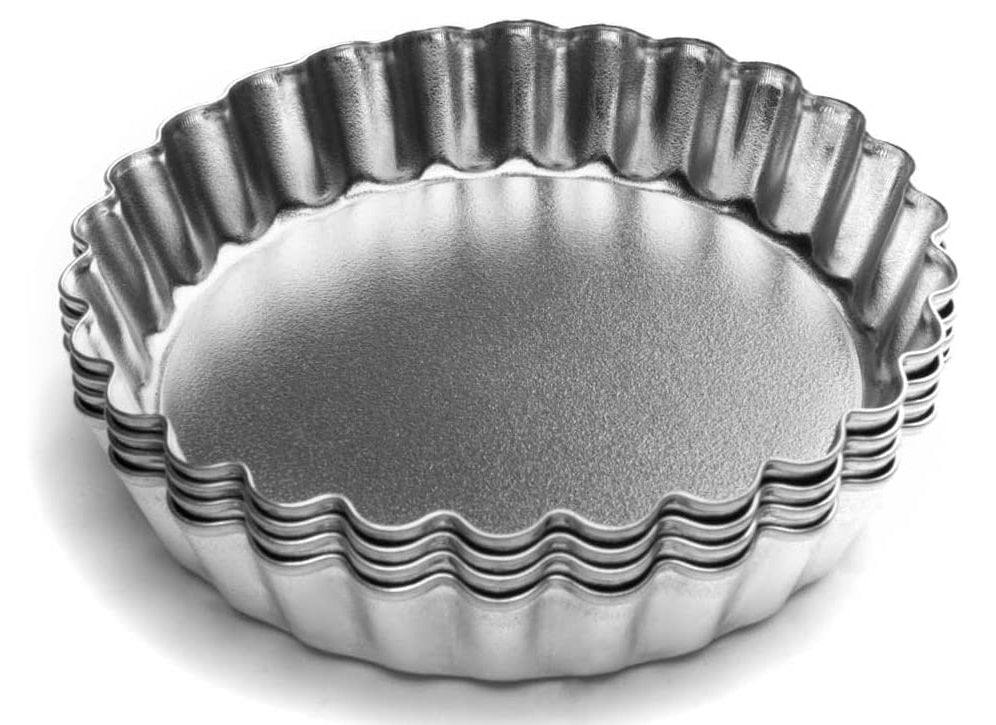 Fox Run Tartlet & Loose Bottom Quiche Pan Set of 4 4" by Kitchen Niche