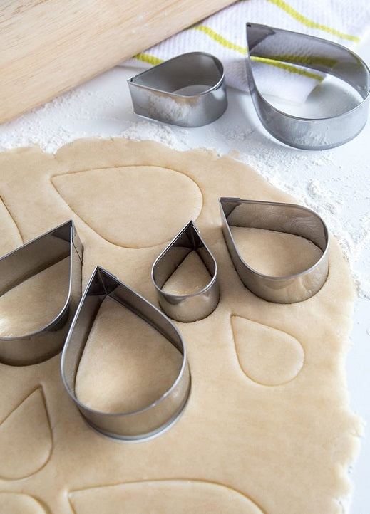 Fox Run Tear Drop Cookie Cutter Set by Kitchen Niche