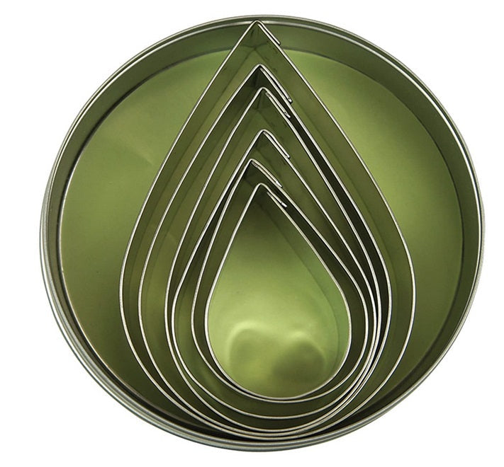 Fox Run Tear Drop Cookie Cutter Set by Kitchen Niche