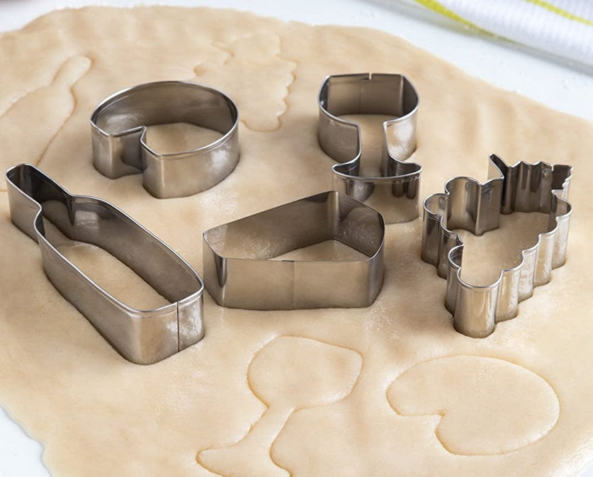 Fox Run Wine & Cheese Cookie Cutter Set by Kitchen Niche