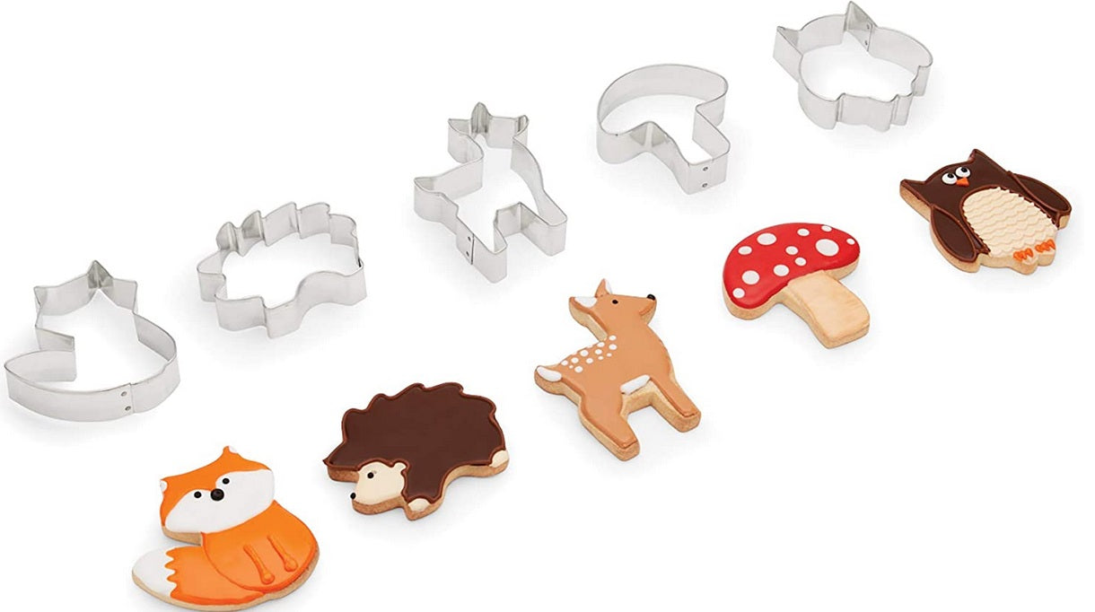 Fox Run Woodland Animal Cookie Cutter Set by Kitchen Niche