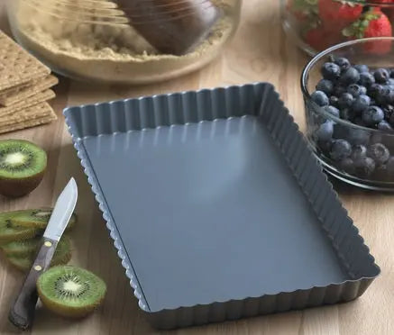 Fox Run 11&quot; x 7&quot; Loose Bottom Tart / Quiche Pan by Kitchen Niche