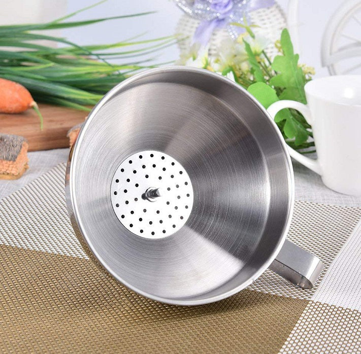 Cuisinox Stainless Steel Funnel with Filter by Kitchen Niche