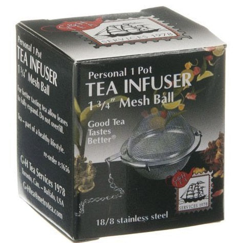 G & H Tea Services Personal 1 Pot Mesh Ball Tea Infuser by Kitchen Niche