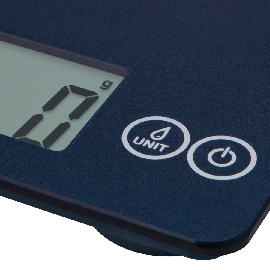 Escali Arti Digital Glass Kitchen Scale Blue Mirage by Kitchen Niche
