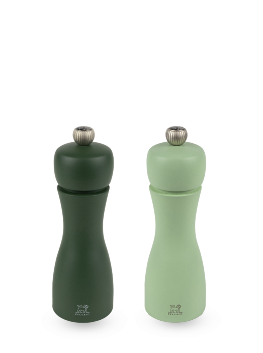 Peugeot Tahiti Duo Water Salt &amp; Pepper Mill Set - 15cm by Kitchen Niche