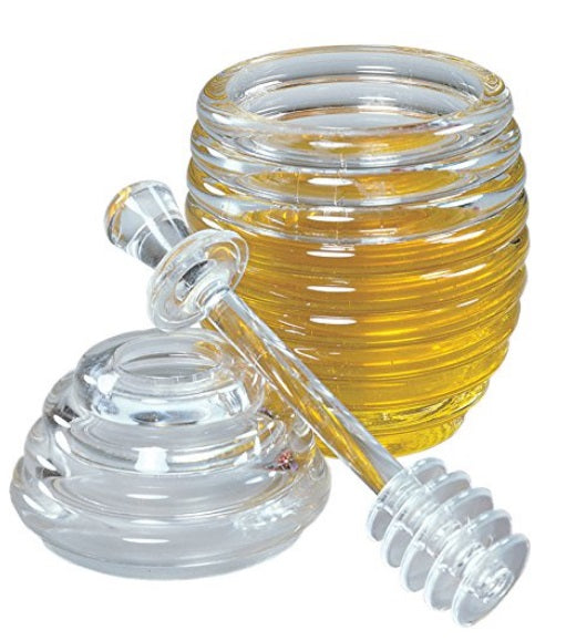 Fox Run Honey Jar & Dipper Set by Kitchen Niche