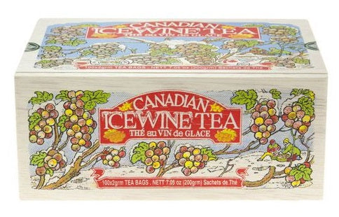 Metropolitan Tea Box of 100 Canadian Ice Wine Tea Bags by Kitchen Niche