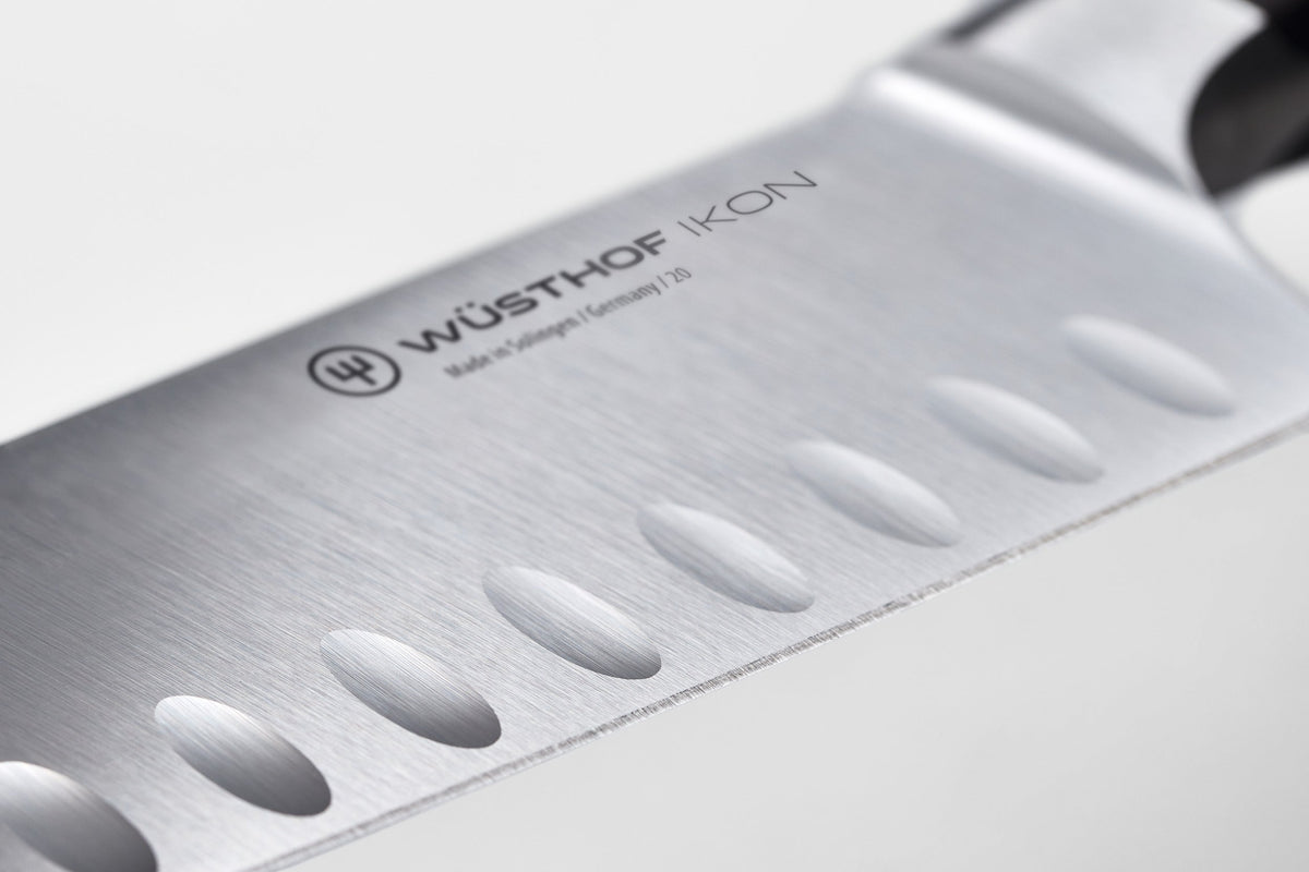 Wüsthof Ikon Hollow Ground Santoku Knife – 7" Wusthof by Kitchen Niche