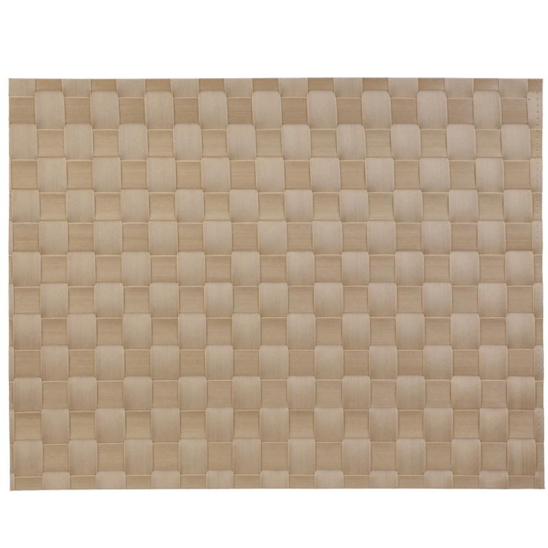 Danesco Woven Placemat – Taupe – 17&quot; x 12&quot; Danesco by Kitchen Niche