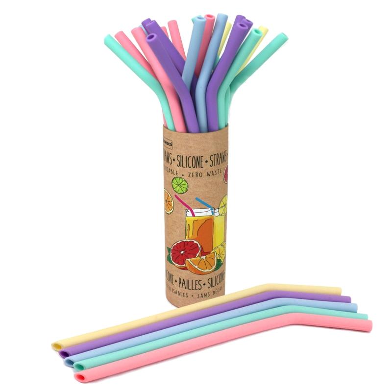 Danesco Silicone Straw – Assorted Colors Danesco by Kitchen Niche