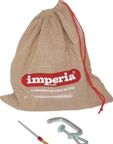 Imperia iPasta Professional Pasta Machine Copper Ruvida 6,5/12 mm by Kitchen Niche