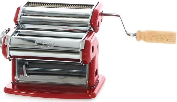 Imperia iPasta Professional Pasta Machine Classic Red 6,5/12 mm Imperia by Kitchen Niche
