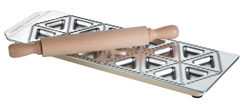 Imperia Raviolamp Classic Tortelli Maker Set with Rolling Pin Imperia by Kitchen Niche