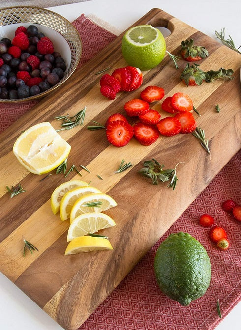 Ironwood Blonde Copenhagen Sapwood Rectangle Cutting Board by Kitchen Niche